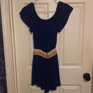 Blue romper